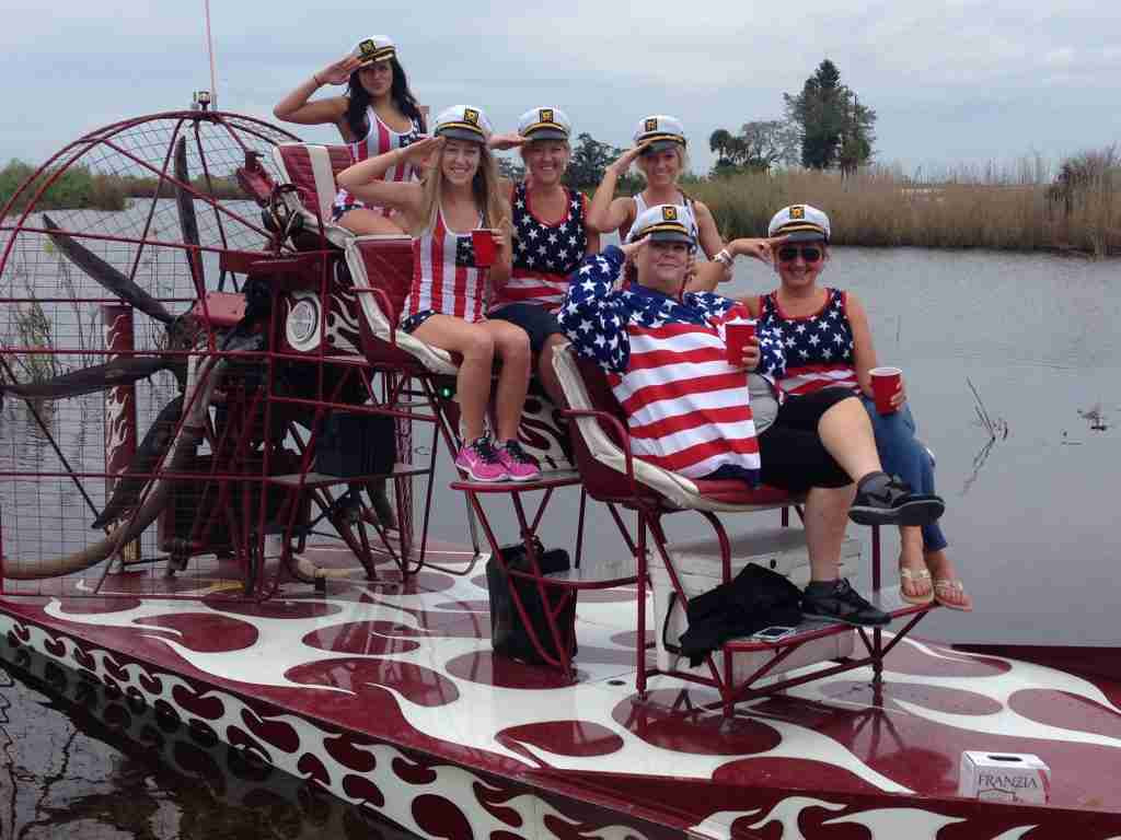Airboat Rides Happy Customers